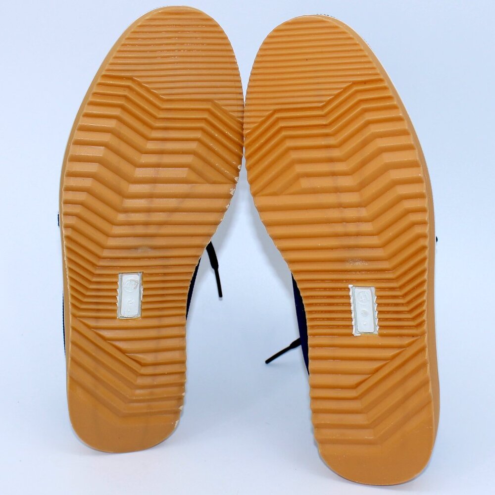 Fashion Sport Custom Pattern Blue Gray Canvas Shoes Lace Up NWOT - Picture 7 of 8